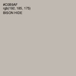 #C0B9AF - Bison Hide Color Image
